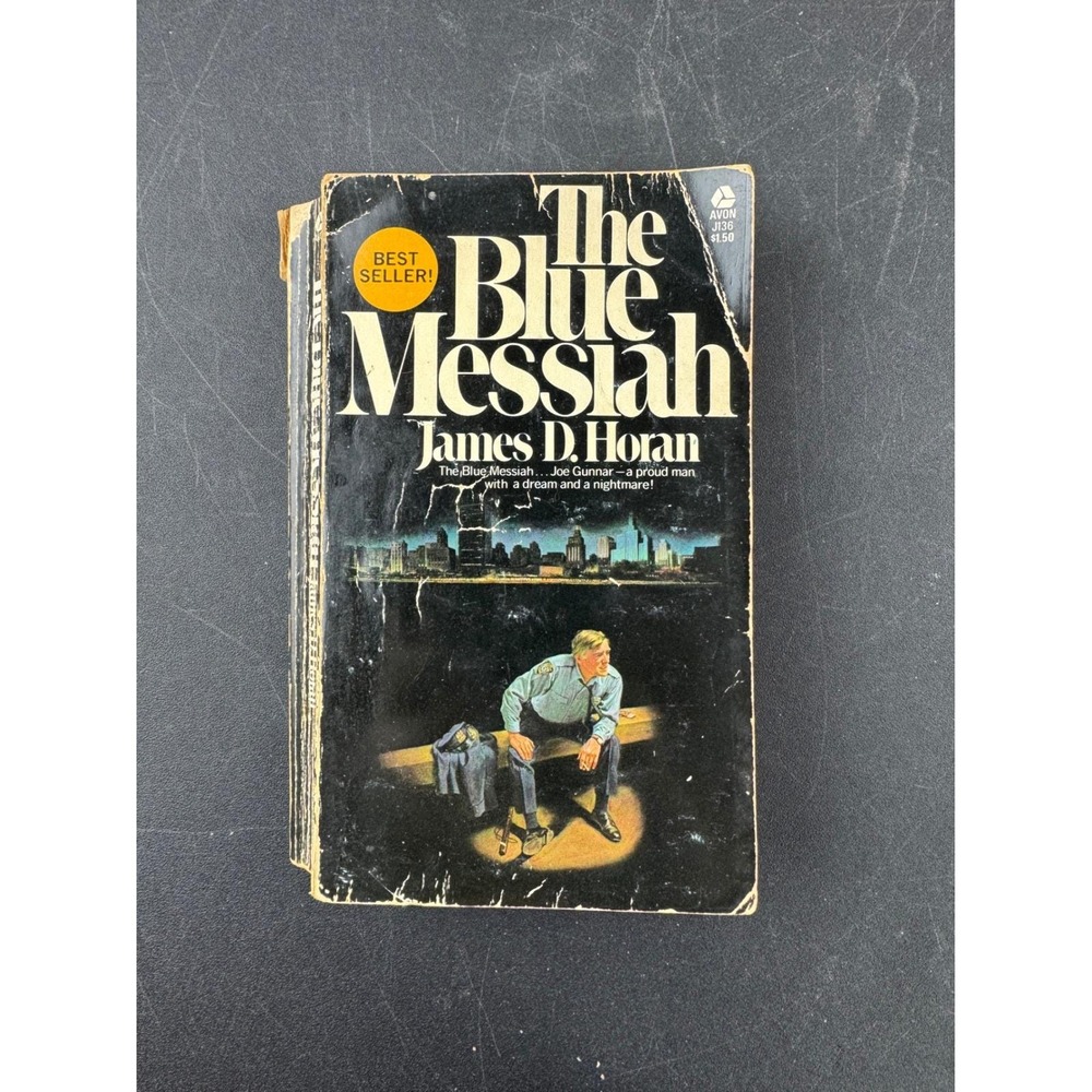 The Blue Messiah James D Horan‎ Vintage 1972 First Avon Printing Paperback Book